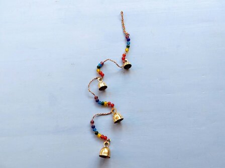 Glockenschnur 4 Glocken Regenbogen 