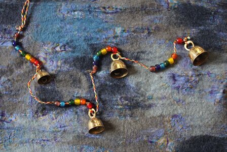 Glockenschnur 4 Glocken Regenbogen 