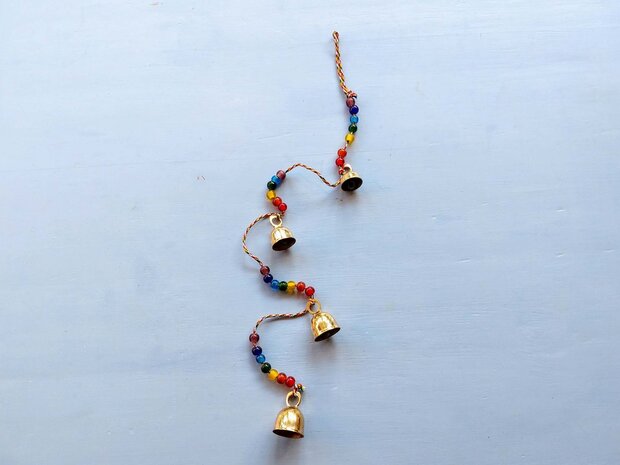 Glockenschnur 4 Glocken Regenbogen 
